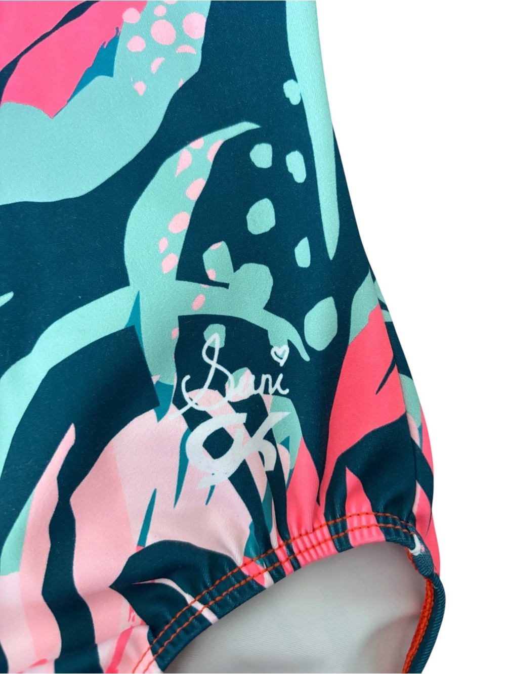 GK Elite Suni Lee Grounded Growth Gymnastic
Peach Floral Tank Leotard CM - Picture 3 of 14